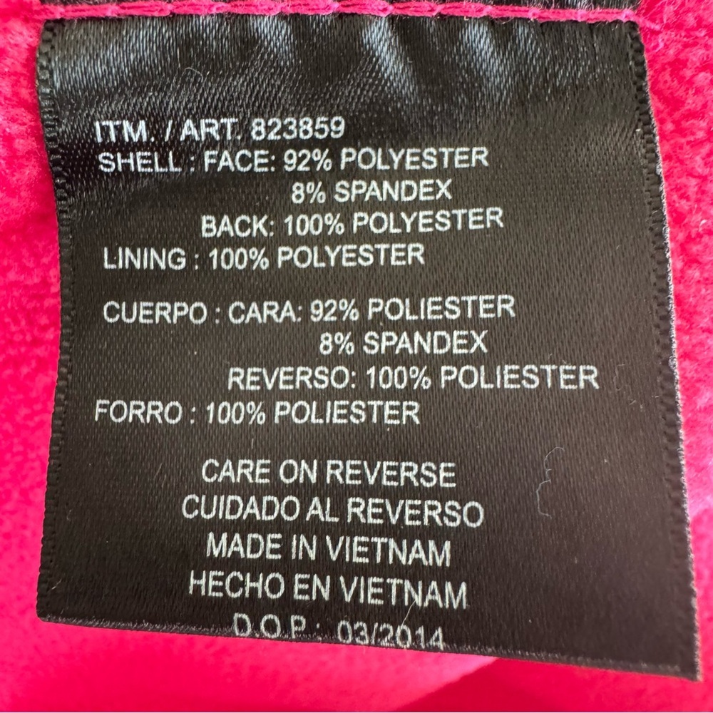 Pink Hooded Jacket Size Large - Picture 10 of 13